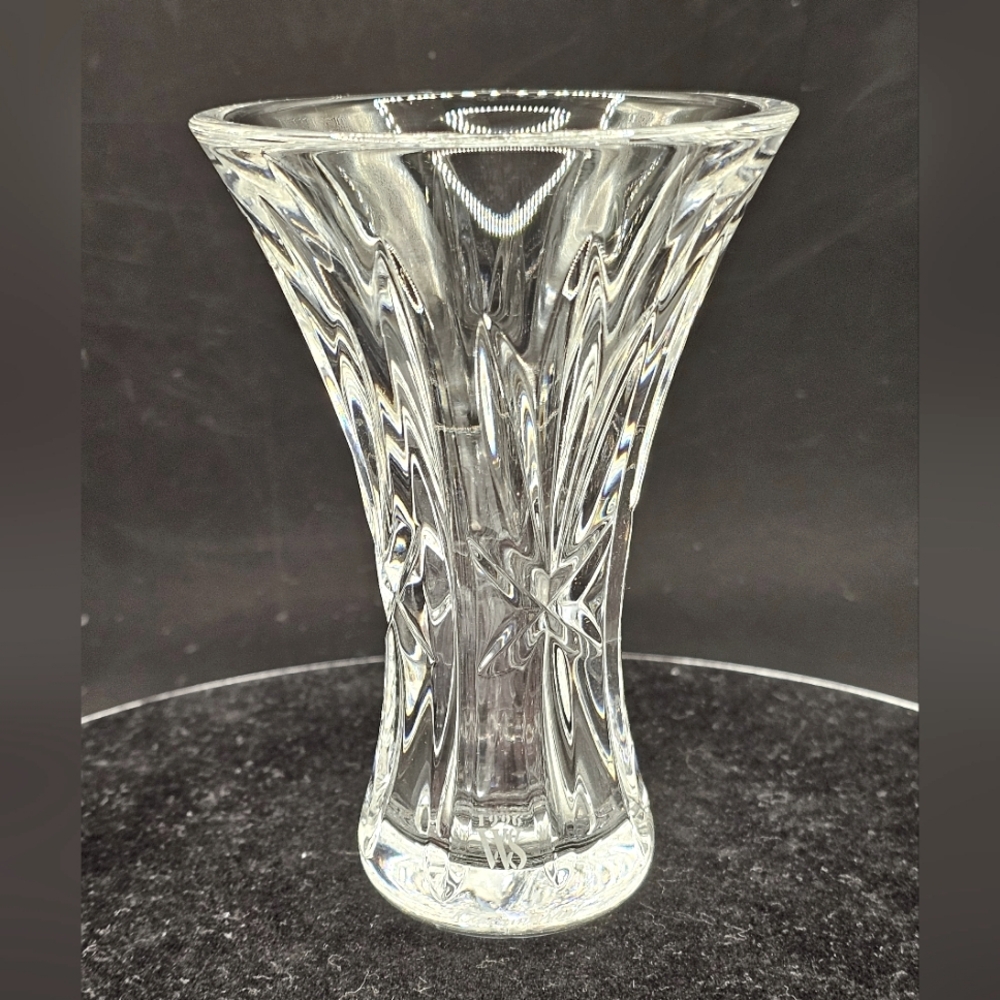 Artist Signed Roy Cunningham Waterford Crystal/Waterford Society (WS) Posy Vase